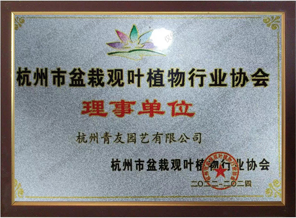 杭州市盆栽觀葉植物行業(yè)協(xié)會(huì)理事單位